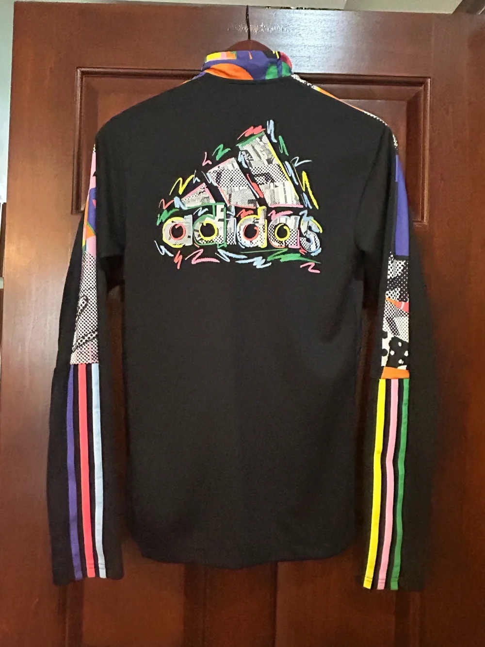 adidas x Kris Andrew Small Tiro Pride Track Jacket XS Black Multicolor